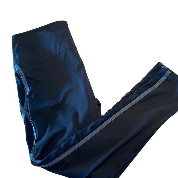 FREE PEOPLE MOVEMENT Leggings – Black Mesh Accent – Sz L – EUC - Picture 3 of 5